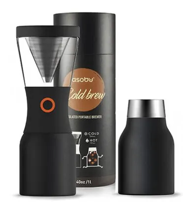 Кавоварка портативна Cold Brew Coffee 1,1л (KB900 BLACK)