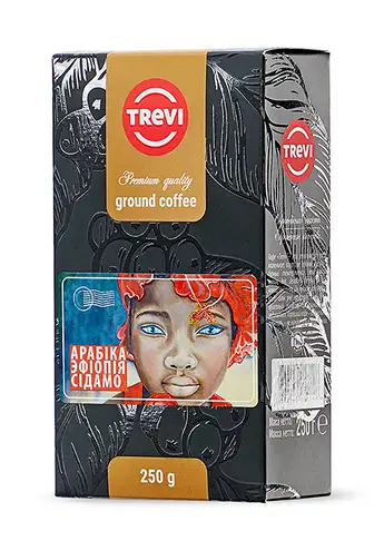 Кофе молотый Trevi Арабика Эфиопия Сидамо 250г