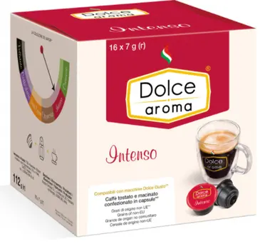 Кофе в капсулах Dolce Aroma INTENZO Dolce Gusto (16 шт)