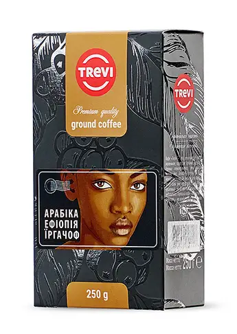 Кава мелена Trevi Арабіка Ефіопія Їргачоф 250 г