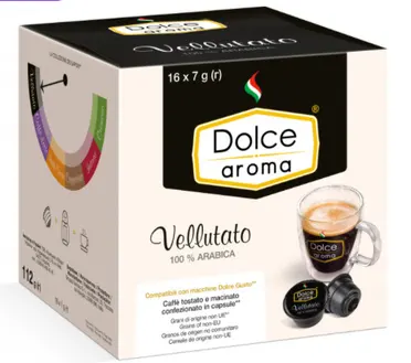 Кава в капсулах Dolce Aroma VELLUTATO Dolce Gusto (16 шт)