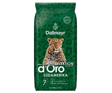 Кава в зернах Dallmayr Crema d'Oro Selektion des Jahres Südamerika 1 кг