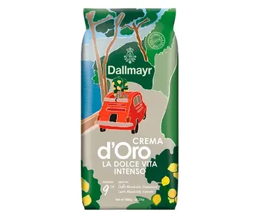 Кава в зернах Dallmayr Crema d'Oro La Dolce Vita Intenso 1 кг