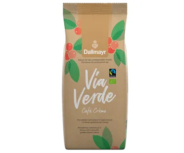 Кава в зернах Dallmayr Via Verde Cafe Crema 1 кг