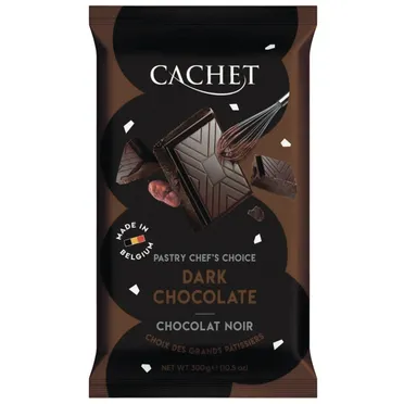 Шоколад чорний Cachet 54% какао 300 г