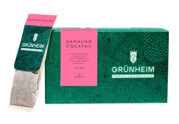 Чай фруктовый пакетированный Grunheim Hawaiian Cocktail 20 шт