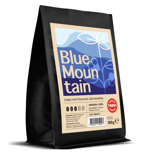 Кофе в зёрнах Trevi Арабика Blue Mountain 100 г