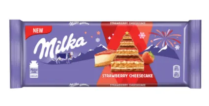 Шоколад Milka Strawberry Cheesecake 300 г