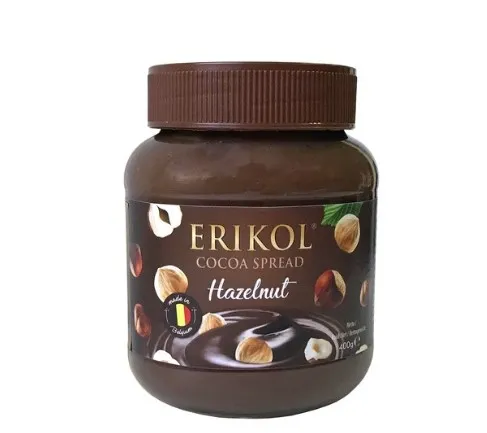 Паста шоколадна з фундуком Erikol 400 г