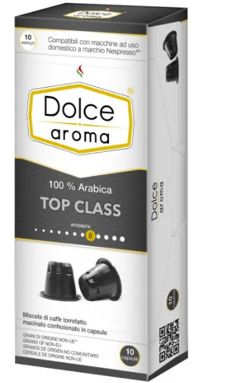 Кава в капсулах Dolce Aroma Top Class Nespresso (10 шт)