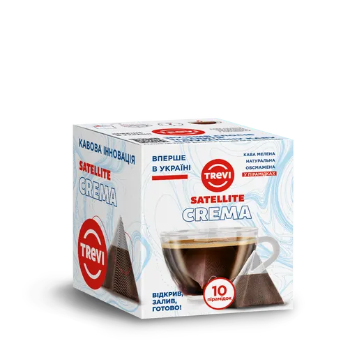 Кава в пірамідках Trevi Crema 10 г x 10 шт БОКС