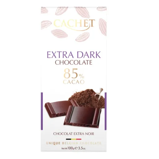 Шоколад чорний Cachet Extra Dark 85% какао 100 г