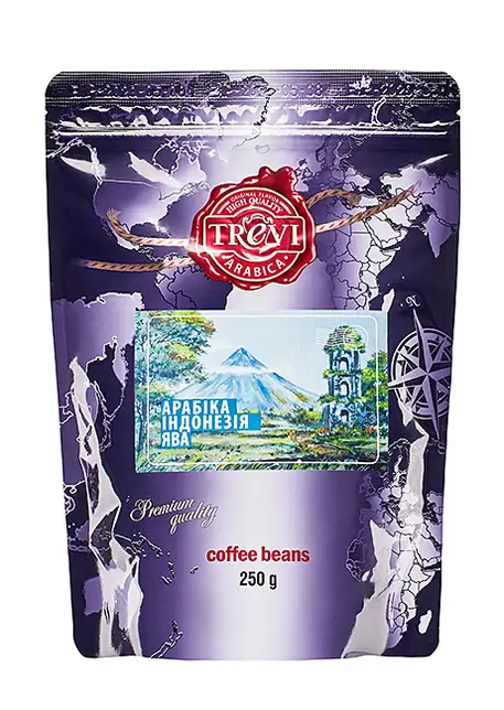 Кофе в зёрнах Trevi Арабика Индонезия Ява 250 г