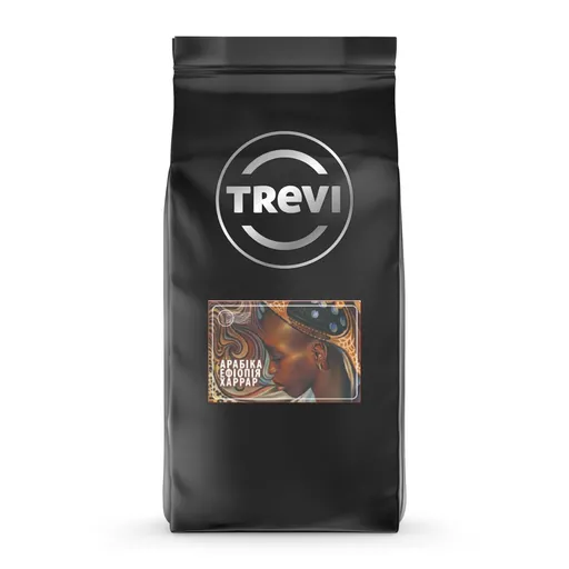 Кава в зернах Trevi Арабіка Ефіопія Харрар 1 кг