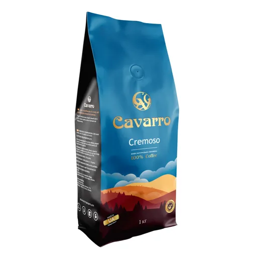 Кофе в зернах Cavarro Сremoso 1 кг