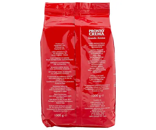Кофе в зернах Lavazza Pronto Crema Grande Aroma 1 кг