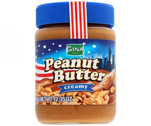 Арахісова паста Gina Originale Peanut butter creamy 350 г (Синя)