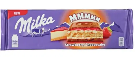 Шоколад Milka Strawberry Cheesecake 300 г
