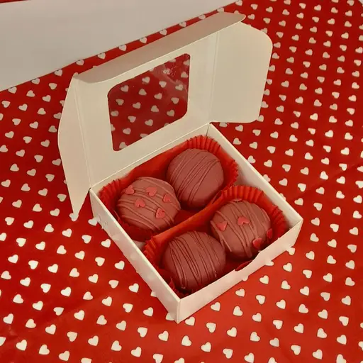 Подарунковий набір Mr.Plum Натуральні цукерки 4 шт RED 180 г (PN POPS03)