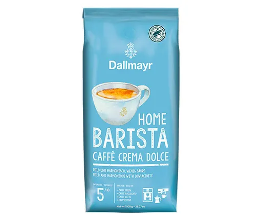 Кофе в зернах Dallmayr Home Barista Caffe Crema Dolce 1 кг