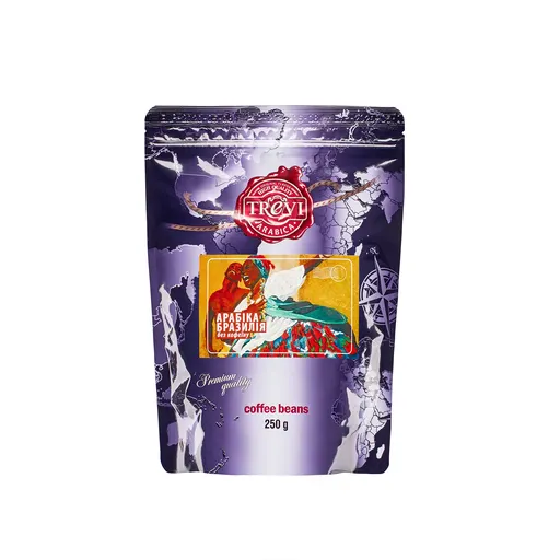 Кофе в зёрнах Trevi Арабика Бразилия без кофеина 250 г