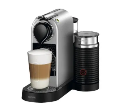 Капсульна кавоварка Nespresso CitiZ and Milk Silver