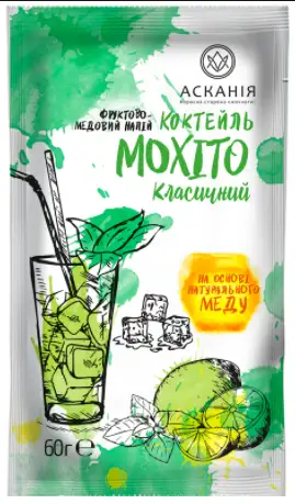 Напій-сашет Асканія Коктейль МОХІТО класичний 60 г
