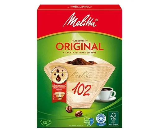 Фільтр паперовий Melitta AROMA ZONES (102/80 коричневі)