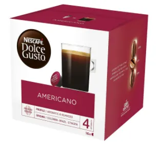Кофе в капсулах NESCAFE Dolce Gusto Americano (16 шт)