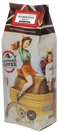 Кофе в зернах Кава в зернах Montana Coffee Hazelnut (Лесной орех) зерно 500г