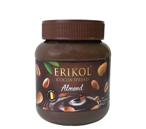 Паста шоколадна з мигдалем Erikol 400 г