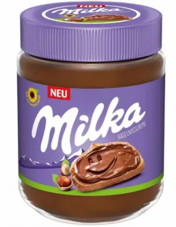Шоколадна паста Milka Hazelnuss Creme 350 г