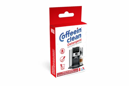 Таблетки для очищення від кавових масел Coffeein clean DETERGENT 16 г (8 шт х 2 г)