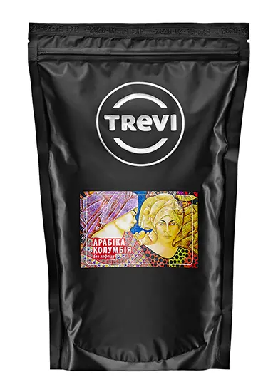 Кава в зернах Trevi Арабіка Колумбія без кофеїну 500 г