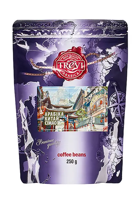 Кофе в зёрнах Trevi Арабика Китай Симао 250 г