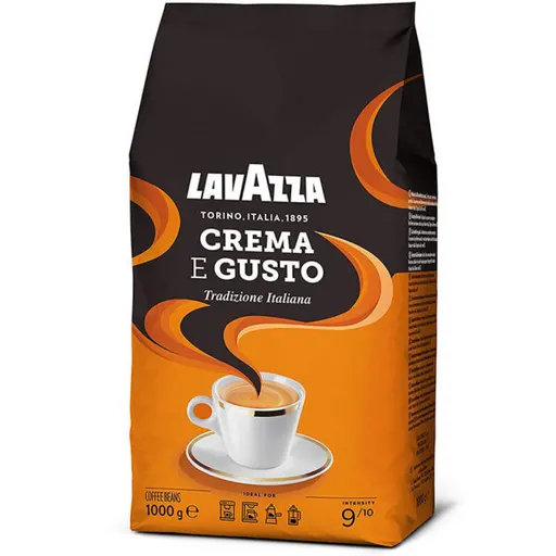 Кава в зернах Lavazza Crema e gusto Tradizione Italiana 1 кг