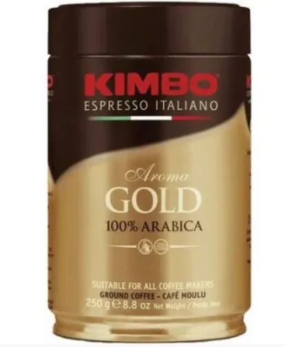 Кава мелена KIMBO AROMA GOLD 100% ARABICA ж/б 250 г