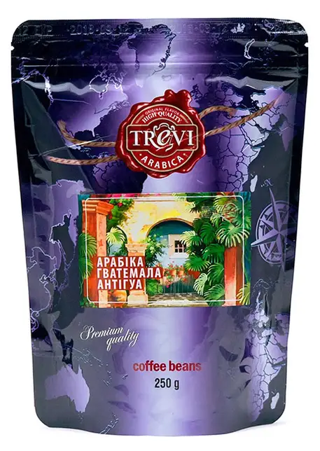 Кофе в зёрнах Trevi Арабика Гватемала Антигуа 250 г