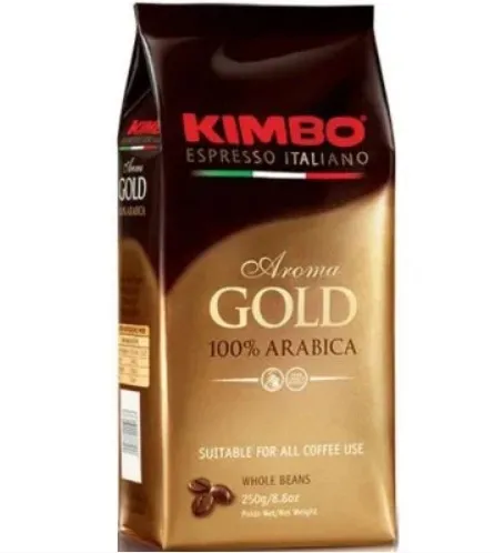 Кофе в зёрнах Kimbo Aroma Gold 100% arabica 250 г