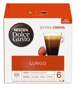Кофе в капсулах NESCAFE Dolce Gusto Lungo (16 шт)
