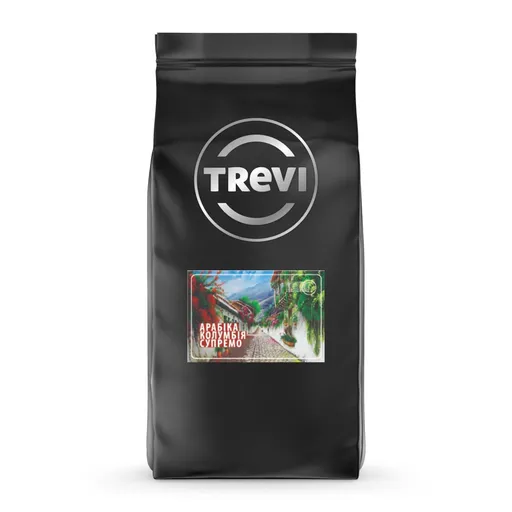 Кава в зернах Trevi Арабіка Колумбія Супремо 1 кг