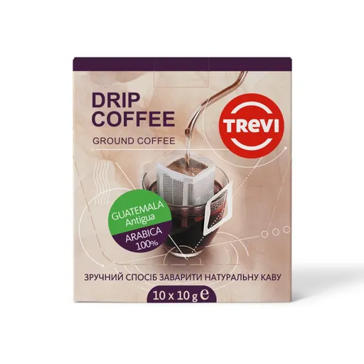 Бокс дрип-кофе Trevi Арабика Гватемала Антигуа 10 г x 10 шт