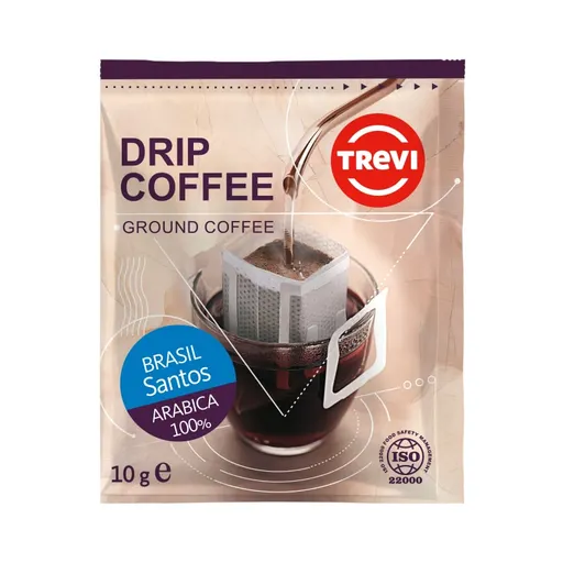 Бокс дрип-кофе Trevi Арабика Бразилия Сантос 10 г x 10 шт