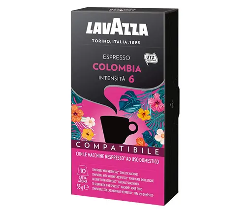 Кофе в капсулах Lavazza Nespresso Espresso Colombia UTZ 6 (10 шт)