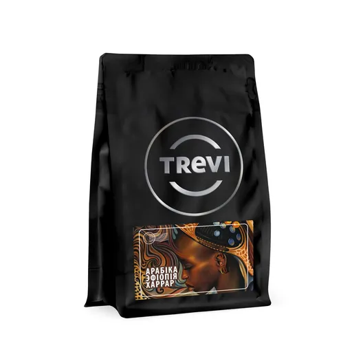 Кофе в зёрнах Trevi Арабика Эфиопия Харрар 250 г