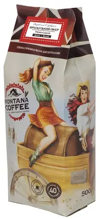 Кофе в зёрнах Montana Coffee Французский ликер 500г
