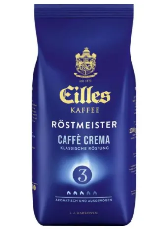 Кофе в зёрнах J.J.Darboven EILLES Rostmeister Caffe Crema 1 кг