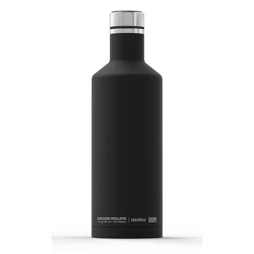Термобутилка Asobu Times square 0.45 л чорний (SBV15 BLACK)