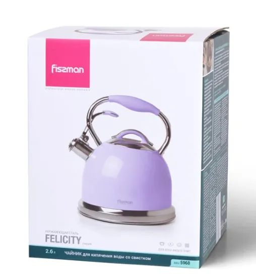 Чайник Fissman FELICITY 2,6 л Фіолетовий (5960)