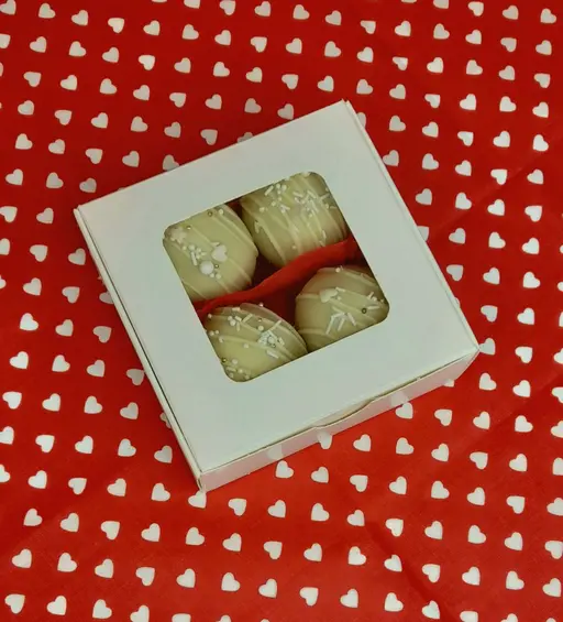 Подарунковий набір Mr.Plum Натуральні цукерки 4 шт WHITE 180 г (PN POPS02)